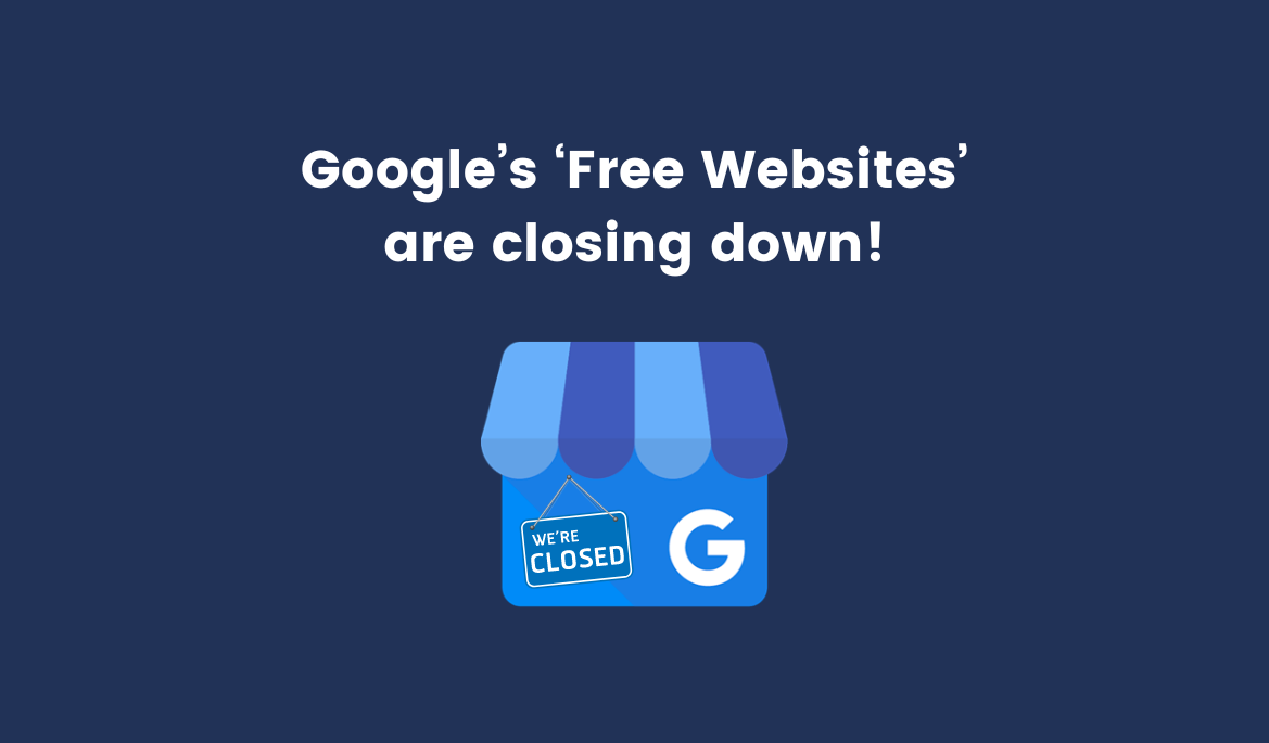 Google's Free Websites are Closing Down